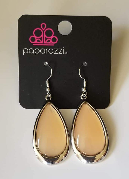 Paqparazzi Earrings - A World to SEER - Brown